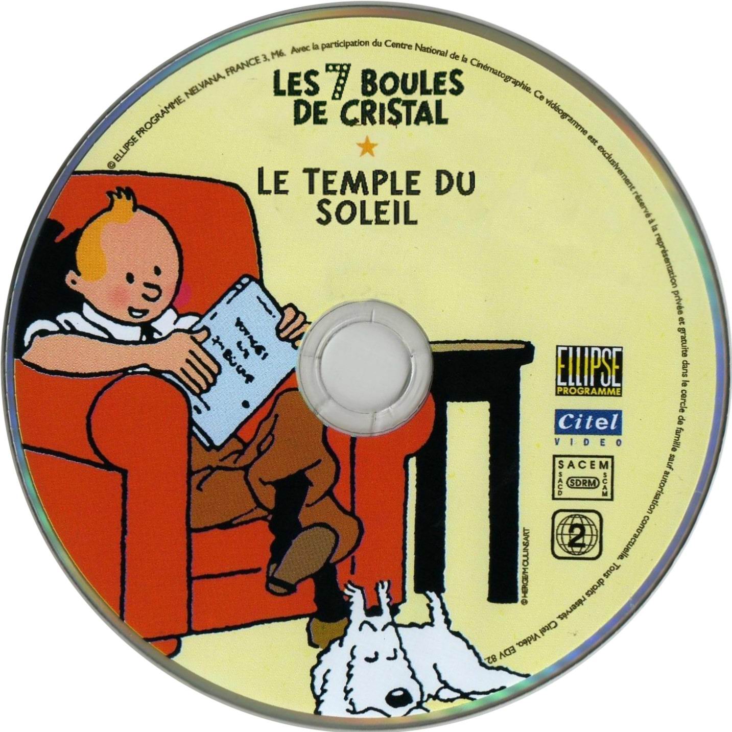 Tintin - les 7 boules de cristal - le temple du soelil m